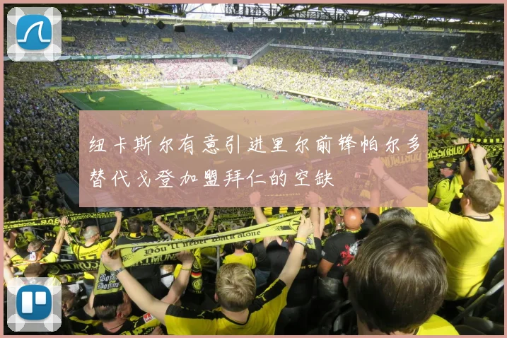 纽卡斯尔有意引进里尔前锋帕尔多替代戈登加盟拜仁的空缺